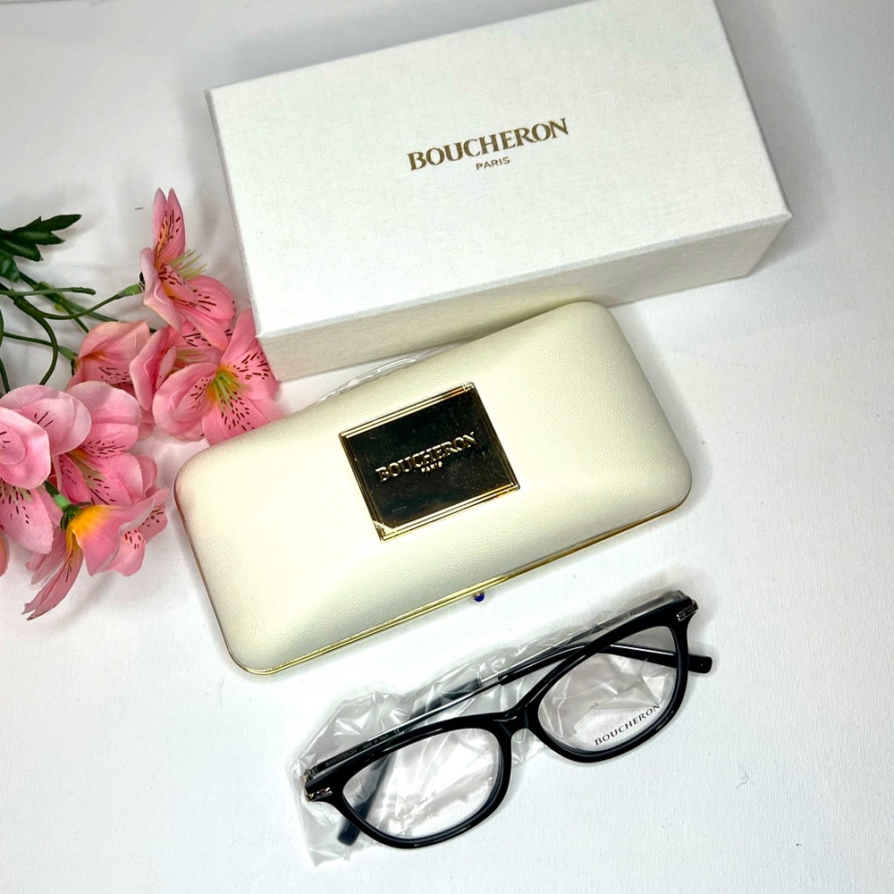 Boucheron Paris Optical Cat Eye Square Frames Brand New